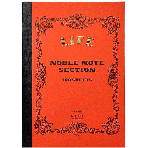 LIFE Noble Note - A5 - Harajuku Culture Japan - Japanease Products Store Beauty and Stationery