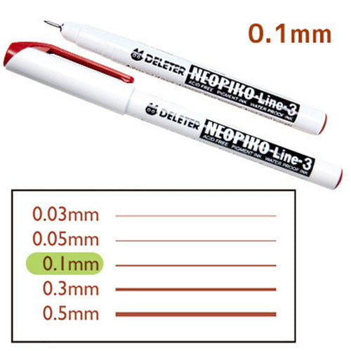 Deleter Neopiko Line 3 Sepia - Single - Harajuku Culture Japan - Japanease Products Store Beauty and Stationery