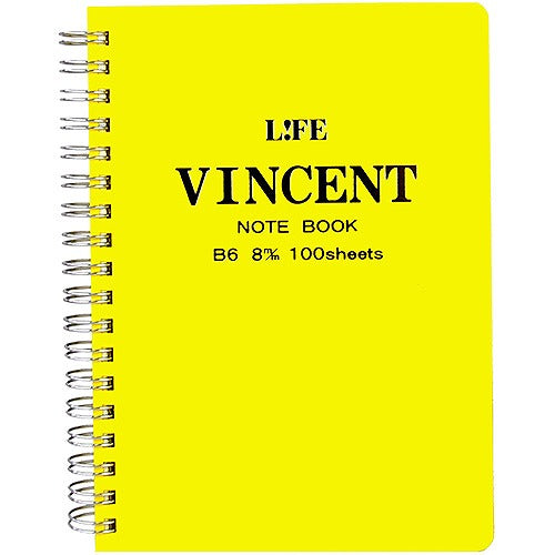 LIFE Vincent Note A5 - Ruled - Harajuku Culture Japan - Japanease Products Store Beauty and Stationery