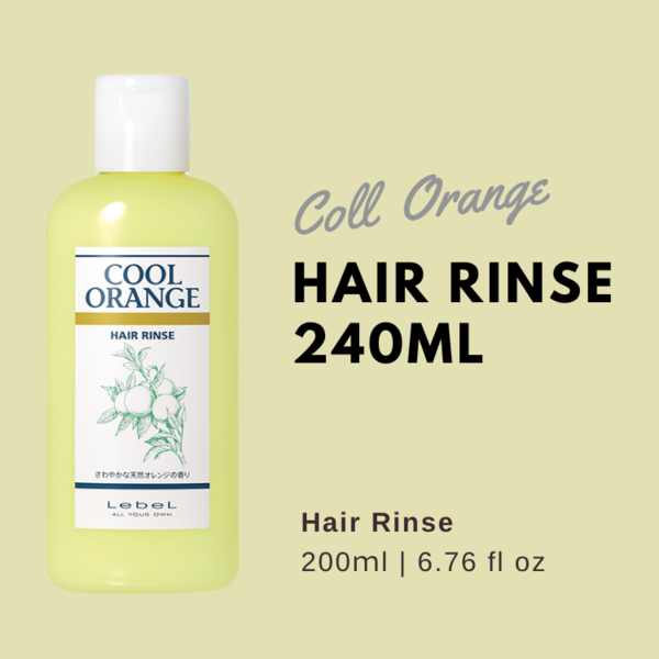 Lebel Cool Orange Hair Rinse - 200ml - Harajuku Culture Japan - Japanease Products Store Beauty and Stationery