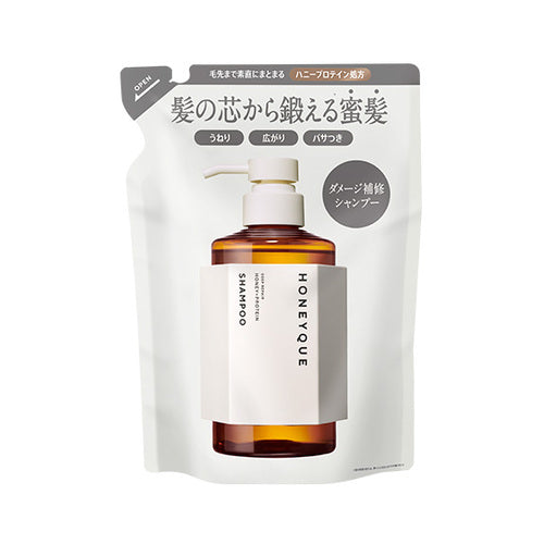 HONEYQUE Deep Repair Shampoo - Refill 400ml - Harajuku Culture Japan - Japanease Products Store Beauty and Stationery