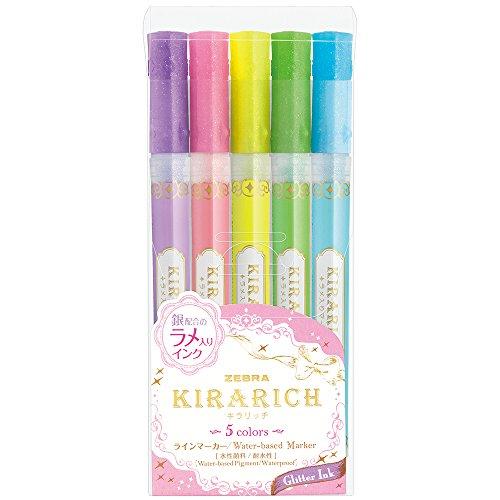 Zebra Water-Based Marker KIRARICH - Harajuku Culture Japan - Japanease Products Store Beauty and Stationery