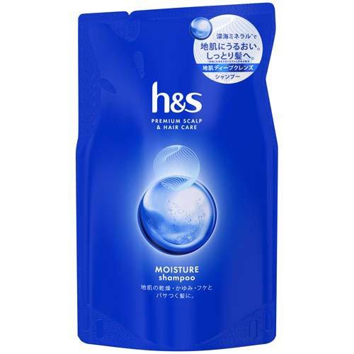 H&S Moisture Shampoo - Refill - 315g - Harajuku Culture Japan - Japanease Products Store Beauty and Stationery