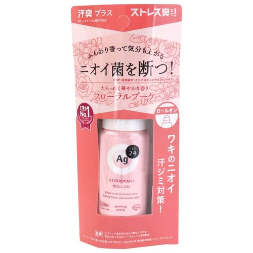 Ag Deo 24 Deodorant Roll-On DX Floral Bouquet - 40ml - Harajuku Culture Japan - Japanease Products Store Beauty and Stationery