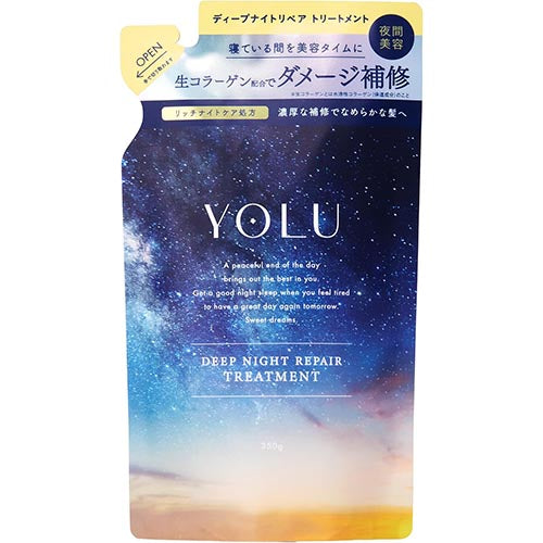 YOLU Night Beauty Treatment Refill 400ml - Deep Night Repair - Harajuku Culture Japan - Japanease Products Store Beauty and Stationery
