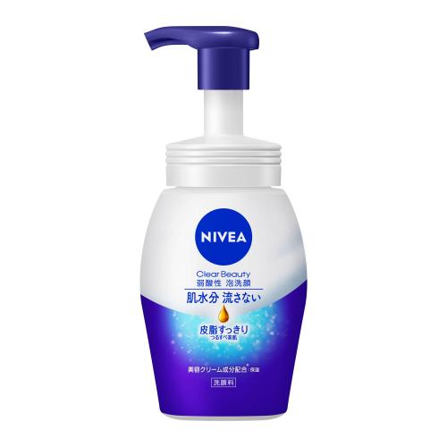 Nivea Clear Beauty Mildly Acidic Foaming Face Wash 150ml - Oil Control - Harajuku Culture Japan - Japanease Products Store Beauty and Stationery
