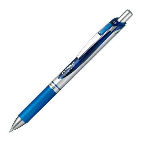 Pentel EnerGel Silver - Blue Ink - Harajuku Culture Japan - Japanease Products Store Beauty and Stationery