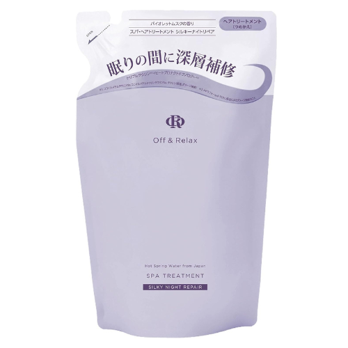 Off&Relax OR Silky Night Repair Spa Treatment 400ml - Refill - Harajuku Culture Japan - Japanease Products Store Beauty and Stationery
