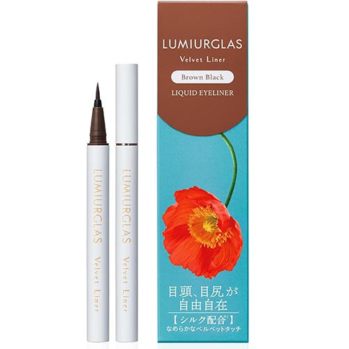 LUMIURGLAS Velvet Liner - 01. Brown Black - Harajuku Culture Japan - Japanease Products Store Beauty and Stationery