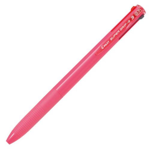 Pilot 3 Color Ballpoint Pen Super Grip G3 - 0.7mm - Harajuku Culture Japan - Japanease Products Store Beauty and Stationery