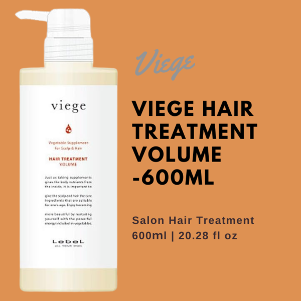 Lebel Viege Hair Treatment V - 600ml - Harajuku Culture Japan - Japanease Products Store Beauty and Stationery