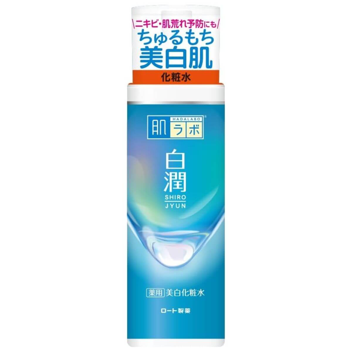 Rohto Hadalabo Shirojun Wakan Hatomugi Essence Whitening Skin Lotion 170ml - Harajuku Culture Japan - Japanease Products Store Beauty and Stationery