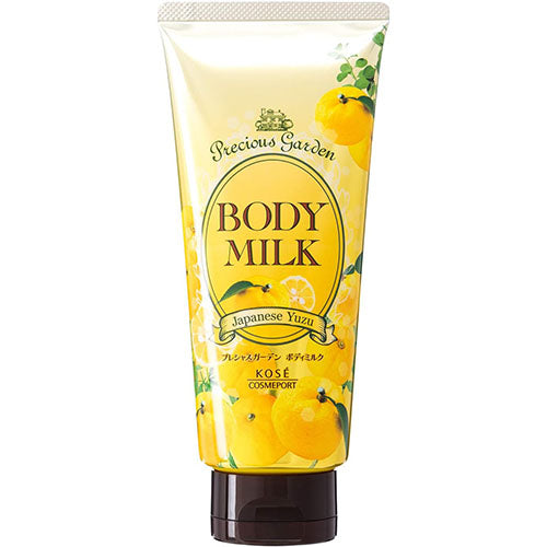 KOSE - Precious Garden - Body Milk - 200g - Japanese Yuzu Scent - Harajuku Culture Japan - Japanease Products Store Beauty and Stationery