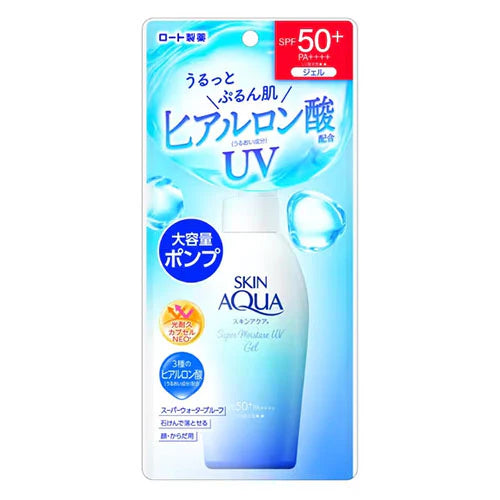 Skin Aqua Super Moisture UV Gel 140g - SPF50+/PA++++ - Harajuku Culture Japan - Japanease Products Store Beauty and Stationery