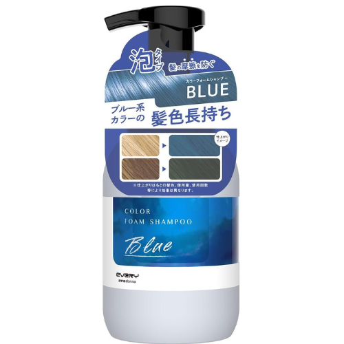 Anna Donna Every Color Foam Shampoo 250ml Blue - Harajuku Culture Japan - Japanease Products Store Beauty and Stationery