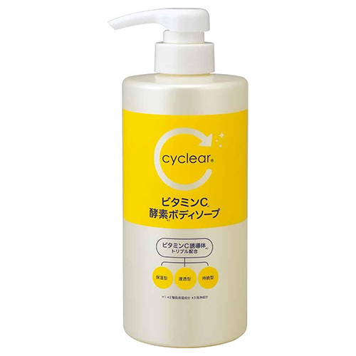 Kumano Yushi Cyclear VC Enzyme Body Soap - 500ml - Harajuku Culture Japan - Japanease Products Store Beauty and Stationery