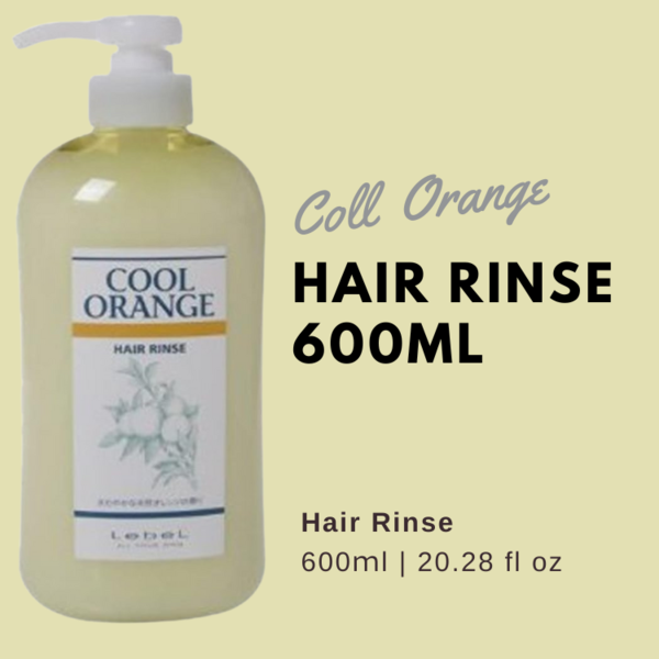 Lebel Cool Orange Hair Rinse - 600ml - Harajuku Culture Japan - Japanease Products Store Beauty and Stationery