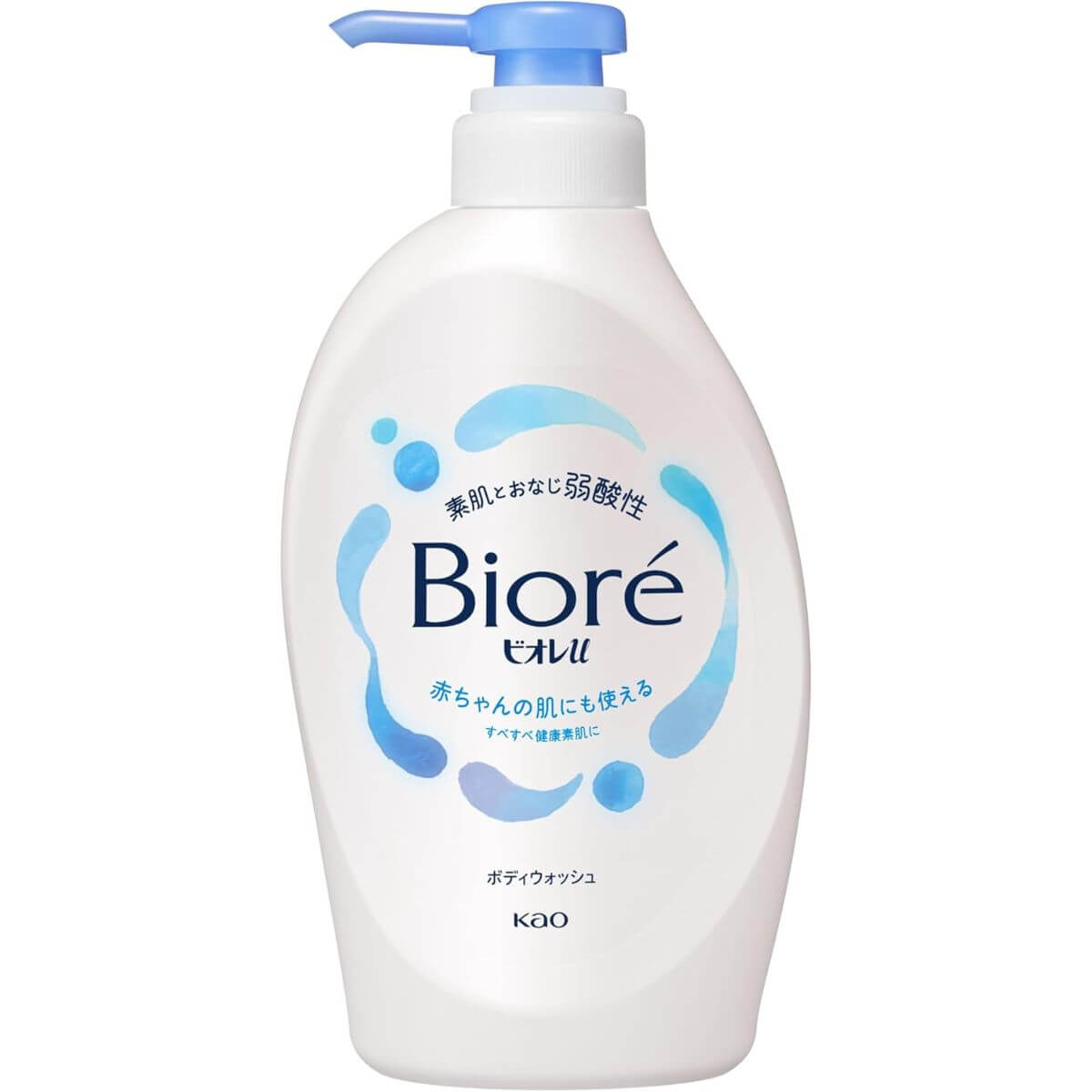 Biore U Body Wash Pump 450ml - Fresh Floral Scent - Harajuku Culture Japan - Japanease Products Store Beauty and Stationery