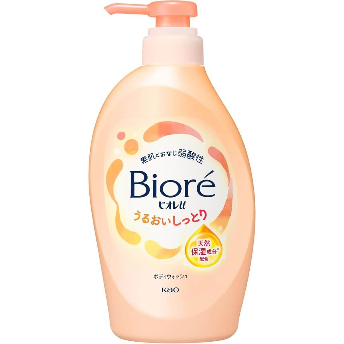 Biore U Body Wash Extra Moisture Pump 450ml - Floral Fruity Scent - Harajuku Culture Japan - Japanease Products Store Beauty and Stationery