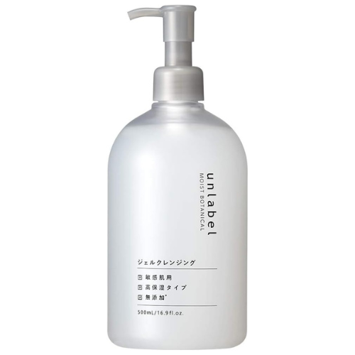 Unlabel Moist Botanical Gel Cleansing R 500ml - Harajuku Culture Japan - Japanease Products Store Beauty and Stationery