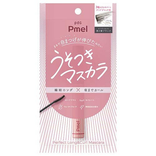Pmel PDC Perfect Long & Curl Mascara - Sheer Black - Harajuku Culture Japan - Japanease Products Store Beauty and Stationery