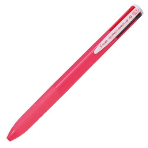 Pilot 4 Color Ballpoint Pen Super Grip G4 - 0.7mm - Harajuku Culture Japan - Japanease Products Store Beauty and Stationery