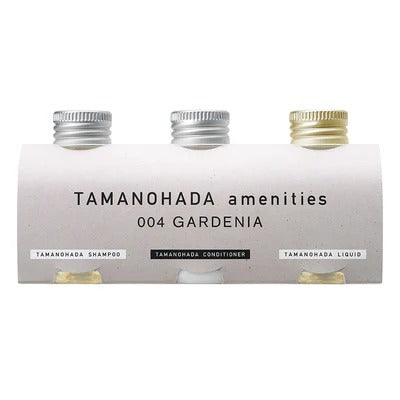 Tamanohada Amenities Set - 80ml×3 - 004 Gardenia - Harajuku Culture Japan - Japanease Products Store Beauty and Stationery