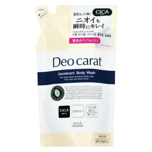 Deo Carat Medicated Body Wash - 320mL - Refill - Harajuku Culture Japan - Japanease Products Store Beauty and Stationery