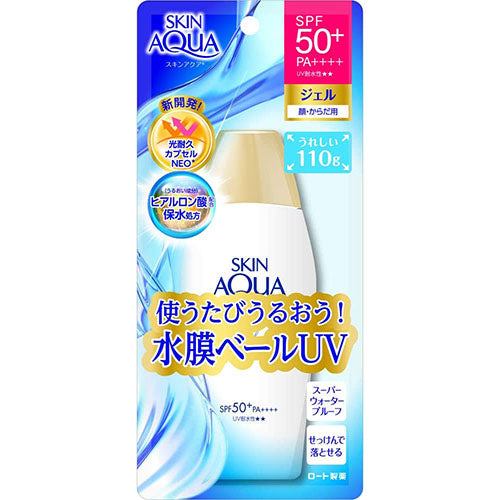 Skin Aqua Rohto Newer Model Super Moisture Gel 110g - SPF50+/PA++++ - Harajuku Culture Japan - Japanease Products Store Beauty and Stationery