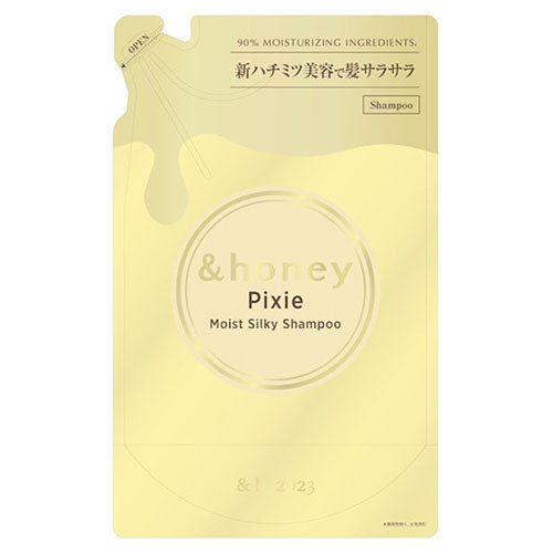 &honey Pixie Moist Silky Hair Shampoo Step 1.0 Refill - 350ml - Harajuku Culture Japan - Japanease Products Store Beauty and Stationery