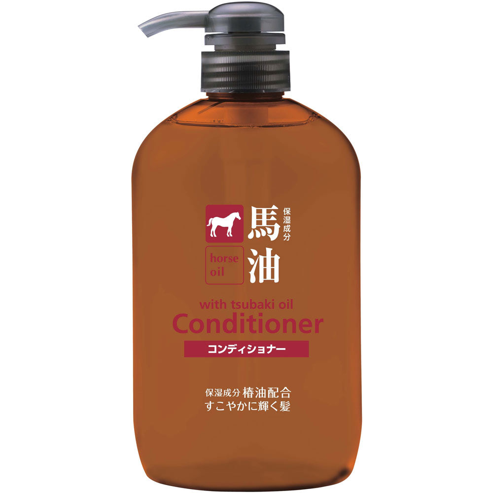 Kumano Cosmetics Horse Oil Hair Conditioner - 600ml - Harajuku Culture Japan - Japanease Products Store Beauty and Stationery