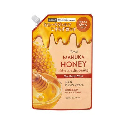 Manuka Honey Skin Conditioning Gel Body Wash - 700ml - Refill - Harajuku Culture Japan - Japanease Products Store Beauty and Stationery