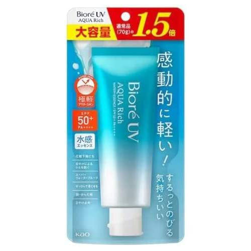 Biore UV Aqua Rich Watery Essence Sunscreen SPF50+/PA++++ 105g - Harajuku Culture Japan - Japanease Products Store Beauty and Stationery