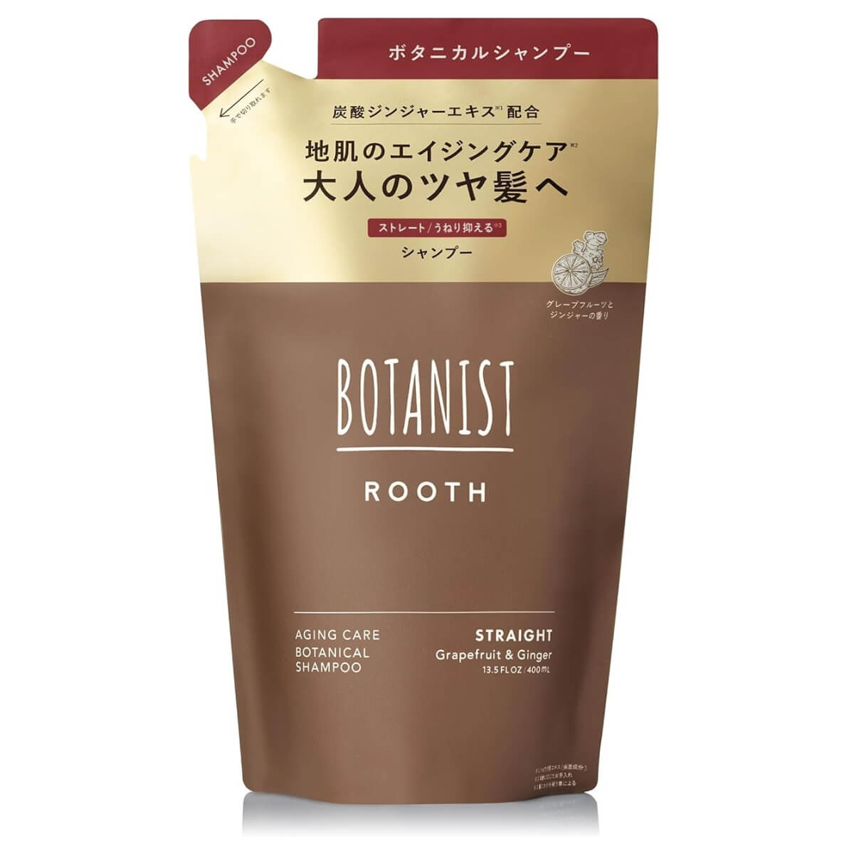 Botanist ROOTH Aging Care Shampoo 400mL - Refill - Harajuku Culture Japan - Japanease Products Store Beauty and Stationery