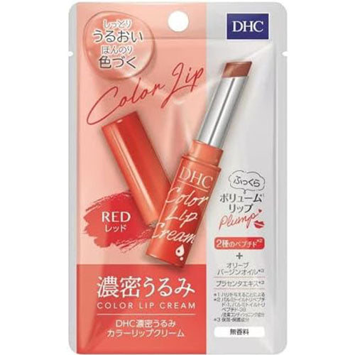 DHC Dense Moisture Color Lip 1.4g - Red - Harajuku Culture Japan - Japanease Products Store Beauty and Stationery