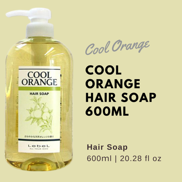 Lebel Cool Orange Hair Soap - 600ml - Harajuku Culture Japan - Japanease Products Store Beauty and Stationery