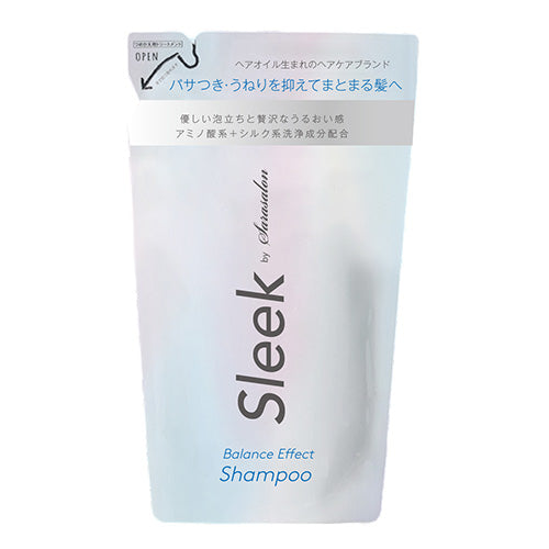 Sleek By Sarasalon Balance Effect Hair Shampoo - 340ml - Refill - Harajuku Culture Japan - Japanease Products Store Beauty and Stationery