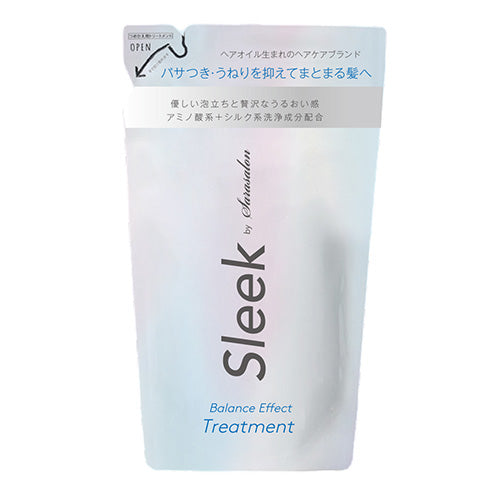 Sleek By Sarasalon Balance Effect Hair Treatment - 340ml - Refill - Harajuku Culture Japan - Japanease Products Store Beauty and Stationery