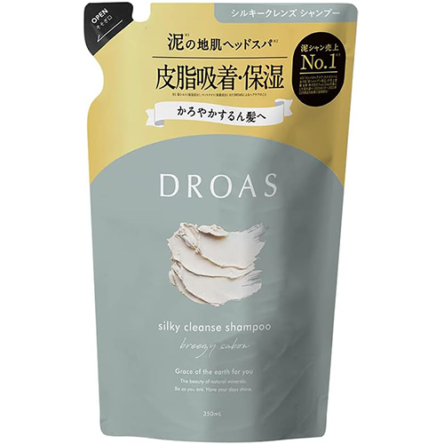 DROAS Silky Cleanse Shampoo - 350ml - Refill - Harajuku Culture Japan - Japanease Products Store Beauty and Stationery