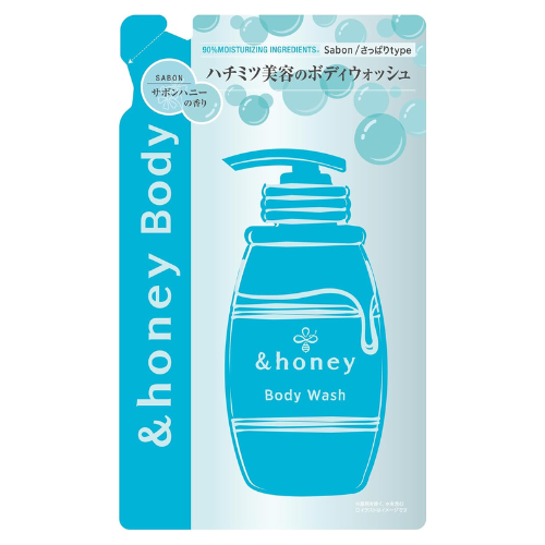 &honey Pixie Sabon Clear Body Wash Refill - 440mL - Harajuku Culture Japan - Japanease Products Store Beauty and Stationery