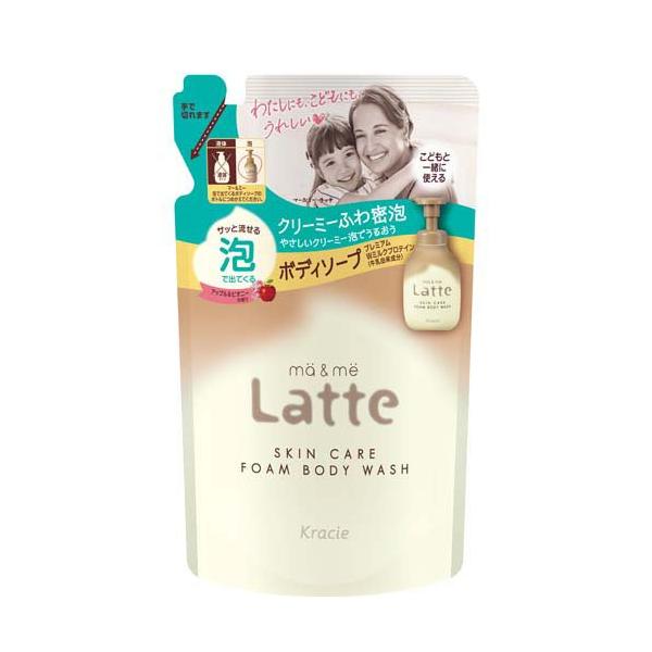 Ma&Me Latte Foam Body Soap Refill - 420ml - Harajuku Culture Japan - Japanease Products Store Beauty and Stationery