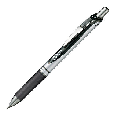 Pentel EnerGel Silver - Black Ink - Harajuku Culture Japan - Japanease Products Store Beauty and Stationery