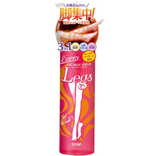 Esteny Leg Heat Serum 190ml - Refreshing Pink Grapefruit Scent - Harajuku Culture Japan - Japanease Products Store Beauty and Stationery