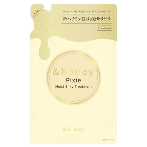 &honey Pixie Moist Silky Hair Treatment Step 1.0 Refill - 350g - Harajuku Culture Japan - Japanease Products Store Beauty and Stationery
