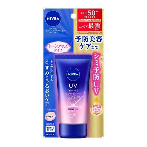 Nivea UV Deep Protect ＆ Care Tone Up Essence SPF50+/PA++++ - 50g - Harajuku Culture Japan - Japanease Products Store Beauty and Stationery