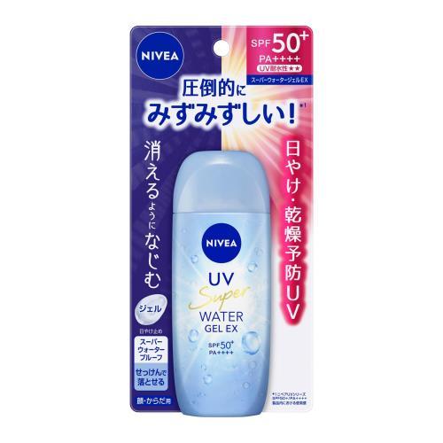 Nivea UV Super Water Gel EX SPF50+/PA+++ - 80g - Harajuku Culture Japan - Japanease Products Store Beauty and Stationery