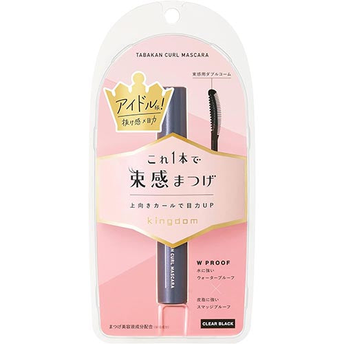 Kingdom Tabakan Curl Mascara - Clear Black - Harajuku Culture Japan - Japanease Products Store Beauty and Stationery