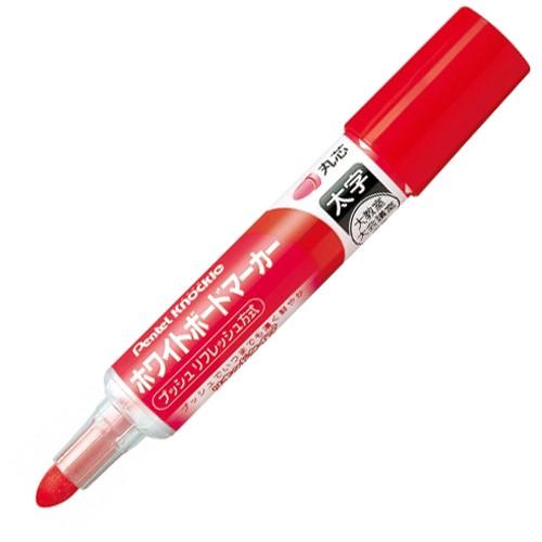 Pentel White Board Marker Knockle - Round Core / Bold Point - Harajuku Culture Japan - Japanease Products Store Beauty and Stationery