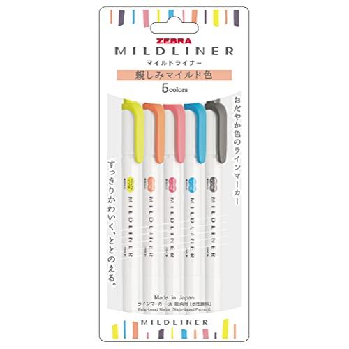 Zebra Water-Based Marker MILDLINER Set - Harajuku Culture Japan - Japanease Products Store Beauty and Stationery