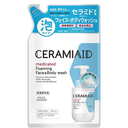 KOSE CERAMIAID Medicated Face & Body Wash 480ml - Harajuku Culture Japan - Japanease Products Store Beauty and Stationery